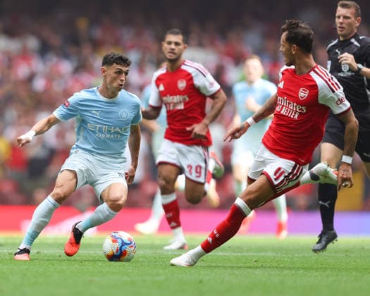 Football, England, FA Community Shield, Arsenal FC v Manchester City
