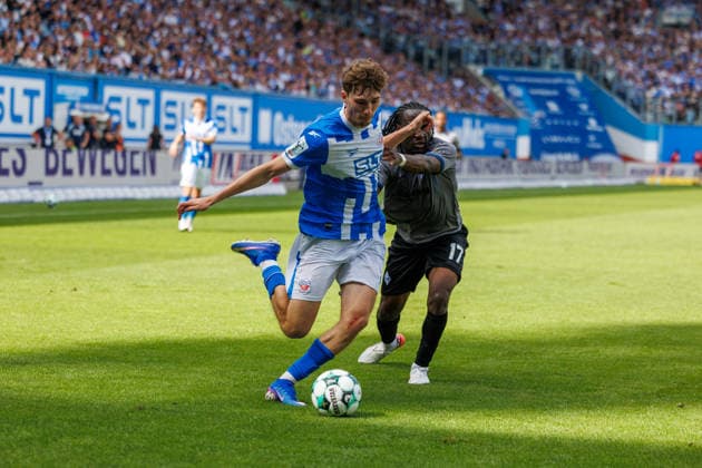 Starting lineup: Bernie Lennemann (Rostock) vs. Darnell Keumo (Waldhof), GER; FC Hansa Rostock vs. SV Waldhof Mannheim; Soccer; Men; 3rd Division; Matchday 2; 2026–2027 Season; August 16, 2026, Rostock Ostseestadion, Mecklenburg-Western Pomerania, Germany