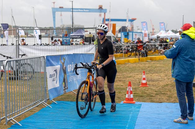 August 16, 2026 USC Kiel 37 KN Förde Triathlon 2026 Sprint Triathlon Group 1 (All Women) Transition Area: Kiel Reventlouwiese, Schleswig-Holstein, Germany