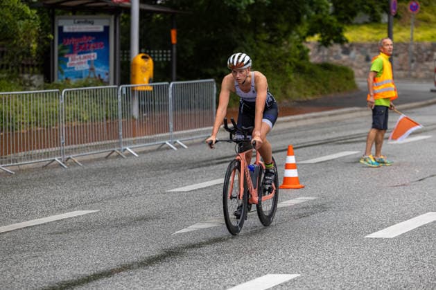 August 16, 2026 USC Kiel 37 KN Förde Triathlon 2026 Sprint Triathlon Group 1 All Women Cycling Course Kiel Reventlouwiese Schleswig-Holstein Germany