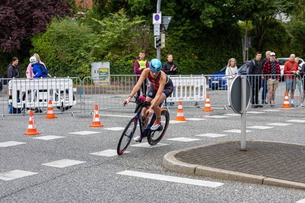 August 16, 2026 USC Kiel 37 KN Förde Triathlon 2026 Sprint Triathlon Group 1 All Women Cycling Course Kiel Reventlouwiese Schleswig-Holstein Germany