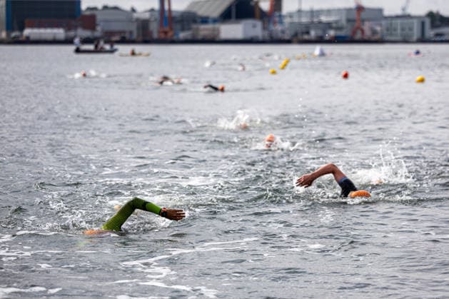 August 16, 2026 USC Kiel 37 KN Förde Triathlon 2026 Sprint Triathlon Group 2 Men, Age Group 35 and up Swim Kiel Reventlouwiese Schleswig-Holstein Germany