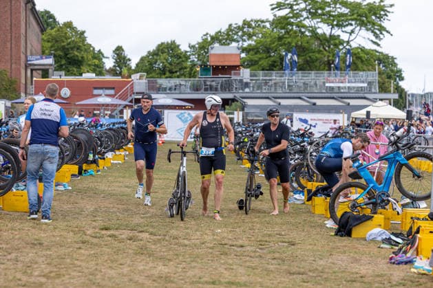 August 16, 2026 USC Kiel 37 KN Förde Triathlon 2026 Sprint Triathlon Group 2 Men, Age Group 35 and up Transition Area: Kiel Reventlouwiese, Schleswig-Holstein, Germany