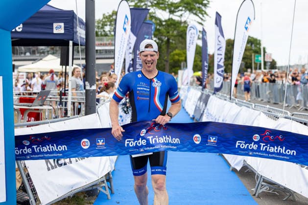 August 16, 2026 USC Kiel 37 KN Förde Triathlon 2026 Sprint Triathlon Group 2 Men, Age Group 35 and up Finish Line Dominic Adlung USC Kiel e.V. Kiel Reventlouwiese Schleswig-Holstein Germany