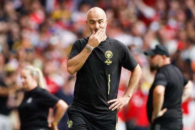 Manager Enzo Maresca shows dejection after Arsenal s third goal Arsenal v Manchester City, FA Community Shield, Principality Stadium, Cardiff, UK - 16 Aug 2026Cardiff Principality Stadium United Kingdom EDITORIAL USE ONLY No use with unauthorised audio, video, data, fixture lists, club league logos or live services. Online in-match use limited to 120 images, no video emulation. No use in betting, games or single club league player publications. Copyright: xMattxImpey Shutterstockx 17096419bk