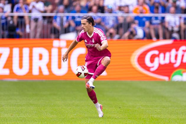 August 15, 2026, Soccer, Friendly Match: FC Schalke 04 vs. Real Madrid CF, Álvaro Carreras (Real Madrid CF), Gelsenkirchen, Veltins Arena, North Rhine-Westphalia, Germany, xRHR, PHOTO: DEx Copyright: DennisxEwert RHR-FOTOx RHR-FOTO DE