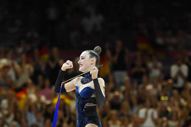 Darja Varfolomeev, Germany, Rhythmic Gymnastics World Championships, Apparatus Finals, August 16, 2026, Rhythmic Gymnastics World Championships, Apparatus Finals, August 16, 2026, Frankfurt Copyright: xEibner-Pressefoto xHoepnerx EP_PHR