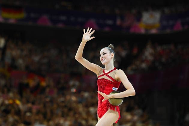 Darja Varfolomeev, Germany, Rhythmic Gymnastics World Championships, Apparatus Finals, August 16, 2026, Rhythmic Gymnastics World Championships, Apparatus Finals, August 16, 2026, Frankfurt Copyright: xEibner-Pressefoto xHoepnerx EP_PHR