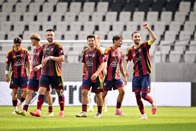 LUGANO, SWITZERLAND, AUGUST 16 — Armia Ahmari of Vedeggio R celebrates his goal during the Swiss Cup match between Vedeggio Calcio and FC Lugano at AIL Arena on August 16, 2026, in Lugano, Switzerland. Lugano, AIL Arena, Ticino, Switzerland Copyright: xJustPictures.ch AndreaxBrancax jp-en-EuSpIm-AB_16082026_4988