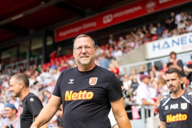 August 16, 2026, Soccer, GER, Season, 3rd Division, 2026–2027 Season, Matchday 2, SSV Jahn Regensburg vs. 1. FC Saarbrücken, Sascha Hildmann, Coach of SSV Jahn Regensburg. DFL regulations prohibit any use of photographs as image sequences and or quasi-video.