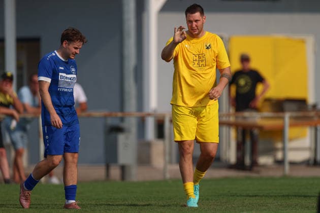 Niklas Suele, SV Tiefenbach, 22, SV Tiefenbach vs. SG Kirchardt, Soccer, bfv Sinsheim District League, Matchday 1, 2026–2027, August 16, 2026, SV Tiefenbach vs. SG Kirchardt, Soccer, bfv Sinsheim District League, Matchday 1, 2026–2027, August 16, 2026, Östringen Copyright: xEibner-Pressefoto VornamexNachnax EP_JPA