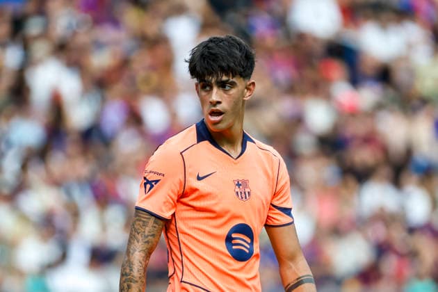 Marc Bernal, FC Barcelona, 22, Switzerland, soccer, friendly match, 2026–2027, FC Basel vs. FC Barcelona, August 16, 2026, St. Jakob Park, Basel, Switzerland Copyright: xGrantxHubbsx