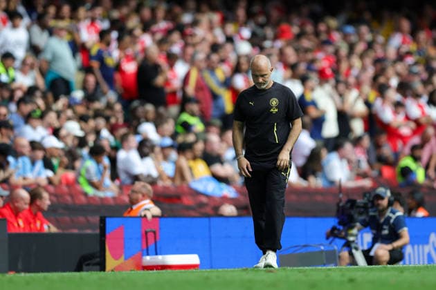 Arsenal v Manchester City, FA Community Shield Enzo Maresca Manager of Manchester City during the FA Community Shield match between Arsenal and Manchester City at Millenium Stadium, Cardiff, UK on 16 August 2026. Editorial use only DataCo restrictions apply See www.football-dataco.com , Copyright: xNigelxKeenex PSI-24687-0048