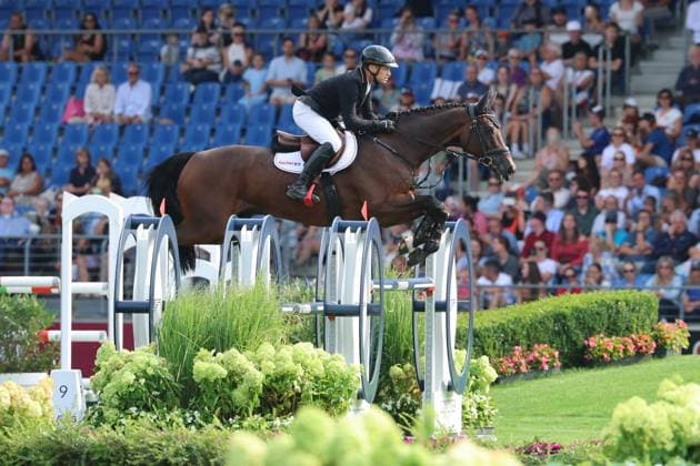 1st place, World Champion Michael Jung GER, Germany, riding fischerChipmunk FRH, Chipmunk FRH, celebration of victory, celebration, victory fist, emotion, eventing, FEI Eventing World Championship, DHL Prize, individual and team, AACHEN FEI World Championships 2026, World Festival of Equestrian Sports, 2026 Equestrian World Championships, Aachen 2026, Welcome Home 2026, Aachen Soers, August 11–23, 2026, Equestrian Sports, August 16, 2026, Aachen Soers, Germany