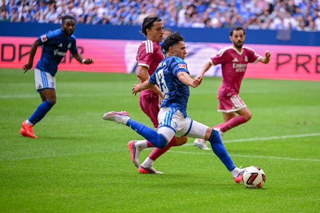 August 16, 2026, Soccer, 2026–2027 Season, Friendly Match, FC Schalke 04 vs. Real Madrid, Soufiane El Faouzi (FC Schalke 04), Álvaro Carreras (Real Madrid) xRHR PHOTO YYx Copyright: KROEGER RHR-FOTOx RHR-FOTO YY