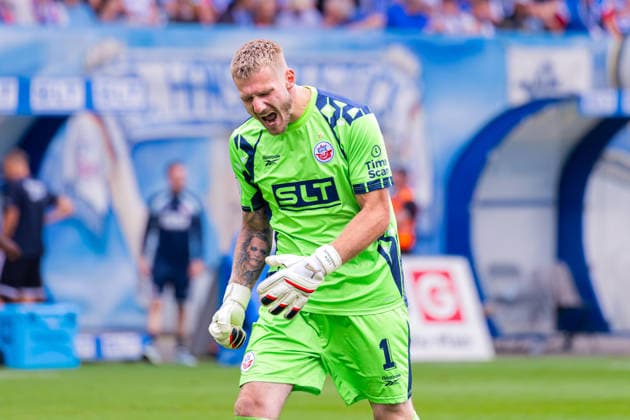 German 3rd Division, 2026–2027 Season, August 16, 2026, Matchday 2, FC Hansa Rostock vs. Waldhof Mannheim, Ostseestadion Unbehaun, Luca FC Hansa Rostock, 1 Copyright: xMichellexLukax