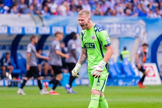 German 3rd Division, 2026–2027 Season, August 16, 2026, Matchday 2, FC Hansa Rostock vs. Waldhof Mannheim, Ostseestadion Unbehaun, Luca FC Hansa Rostock, 1 Copyright: xMichellexLukax