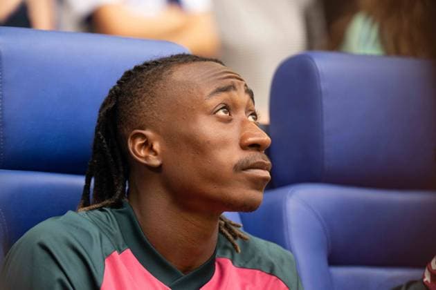 August 16, 2026: Soccer – FC Schalke 04 vs. Real Madrid, friendly match at the Veltins Arena in Gelsenkirchen; Yan Diomande, Real Madrid, 25 IMPORTANT NOTICE: In accordance with the regulations of the DFL and the DFB, it is prohibited to use or allow the use of photographs taken in the stadium and or during the match in the form of sequential images and or video-like photo sequences. Copyright: xJamesxZabelx