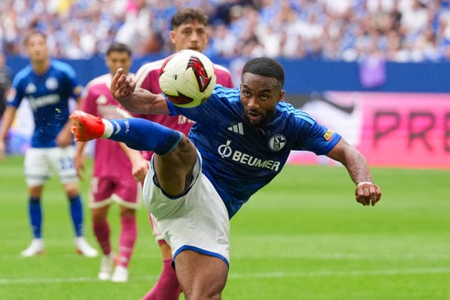 August 16, 2026, xydrx, Men s, Soccer, Friendly Match, FC Schalke 04 vs. Real Madrid, 2026–2027 Season, Veltins Arena, Moussa Sylla, FC Schalke 04, 9 DFB regulations prohibit any use of photographs as image sequences and or quasi-video Copyright: HMBxMedia YannisxDreimann