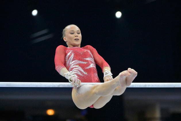 Zagreb, 16th August 2026. Arena Zagreb. 36th European Women s Artistic Gymnastics Championships – Team Final. Pictured: Angelina Melnikova. Photo: Ronald Gorsic CROPIX Zagreb Copyright: xxRonaldxGorsicx zenska_gimnastika_timsko10-160826
