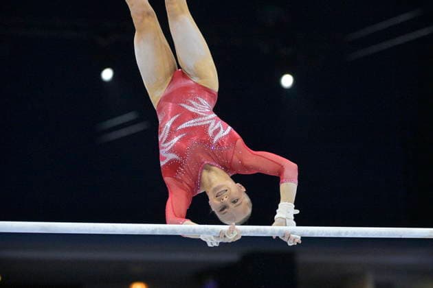 Zagreb, 16th August 2026. Arena Zagreb. 36th European Women s Artistic Gymnastics Championships – Team Final. Pictured: Angelina Melnikova. Photo: Ronald Gorsic CROPIX Zagreb Copyright: xxRonaldxGorsicx zenska_gimnastika_timsko11-160826