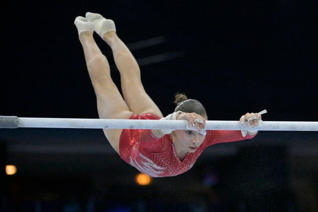 Zagreb, 16th August 2026. Arena Zagreb. 36th European Women s Artistic Gymnastics Championships – Team Final. Pictured: Anna Kalmykova. Photo: Ronald Gorsic CROPIX Zagreb Copyright: xxRonaldxGorsicx zenska_gimnastika_timsko12-160826