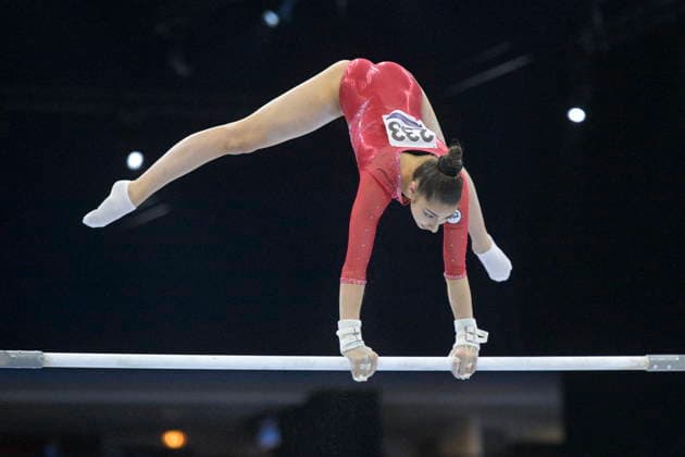 Zagreb, 16th August 2026. Arena Zagreb. 36th European Women s Artistic Gymnastics Championships – Team Final. Pictured: Liudmila Roshchina. Photo: Ronald Gorsic CROPIX Zagreb Copyright: xxRonaldxGorsicx zenska_gimnastika_timsko5-160826