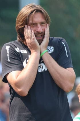 August 16, 2026, xrekx, Soccer Friendly Match, SV Auersmacher vs. SV Elversberg, Coach Vincent Wagner, SV Elversberg disappointed, looks disappointed, dejected, disappointed DFL DFB REGULATIONS PROHIBIT ANY USE OF PHOTOGRAPHS as IMAGE SEQUENCES and or QUASI-VIDEO Auersmacher