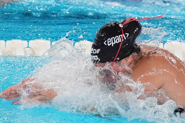 Benedetta Pilato win silver medal in the women s 50m breaststroke at the Swimming European Aquatics Championships Paris 2026, Paris, August 15 , 2026  Copyright: xDavidexSpada LaPressex