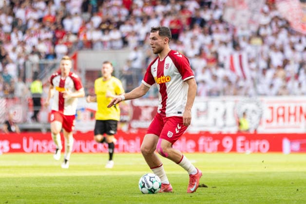 August 16, 2026, Soccer, GER, Season, 3rd Division, 2026–2027 Season, Matchday 2, SSV Jahn Regensburg vs. 1. FC Saarbrücken, Oscar Schönfelder, SSV Jahn Regensburg. DFL regulations prohibit any use of photographs as image sequences and or quasi-video.