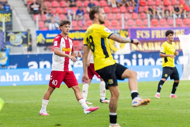 August 16, 2026, Soccer, GER, Season, 3rd Division, 2026–2027 Season, Matchday 2, SSV Jahn Regensburg vs. 1. FC Saarbrücken, Jakob Seibold, SSV Jahn Regensburg. DFL regulations prohibit any use of photographs as image sequences and or quasi-video.