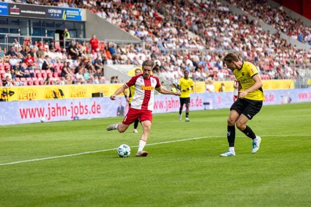 August 16, 2026, Soccer, GER, Season, 3rd Division, 2026–2027 Season, Matchday 2, SSV Jahn Regensburg vs. 1. FC Saarbrücken, David Philipp, SSV Jahn Regensburg vs. Siemen Voet Saarbrücken. FL REGULATIONS PROHIBIT ANY USE OF PHOTOGRAPHS AS IMAGE SEQUENCES AND OR QUASI-VIDEO