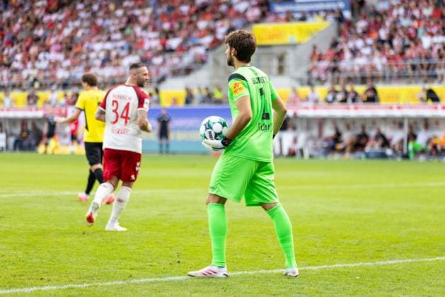 August 16, 2026, Soccer, GER, Season, 3rd Division, 2026–2027 Season, Matchday 2, SSV Jahn Regensburg vs. 1. FC Saarbrücken, Matteo Bignetti, Saarbrücken. DFL regulations prohibit any use of photographs as image sequences and or quasi-video.