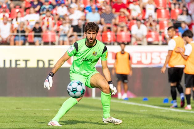August 16, 2026, Soccer, GER, Season, 3rd Division, 2026–2027 Season, Matchday 2, SSV Jahn Regensburg vs. 1. FC Saarbrücken, Matteo Bignetti, Saarbrücken. DFL regulations prohibit any use of photographs as image sequences and or quasi-video.