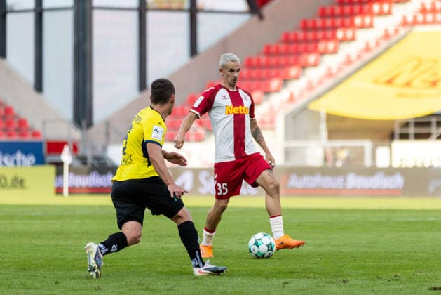August 16, 2026, Soccer, GER, Season, 3rd Division, 2026–2027 Season, Matchday 2, SSV Jahn Regensburg vs. 1. FC Saarbrücken, Sascha Hingerl, SSV Jahn Regensburg. DFL regulations prohibit any use of photographs as image sequences and or quasi-video.