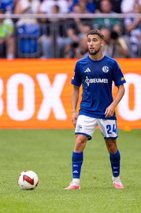 August 15, 2026, Soccer, Friendly Match: FC Schalke 04 vs. Real Madrid CF, Adil Aouchiche, FC Schalke 04, Gelsenkirchen, Veltins Arena, North Rhine-Westphalia, Germany, xRHR, PHOTO DEx Copyright: DennisxEwert RHR-FOTOx RHR-FOTO DE