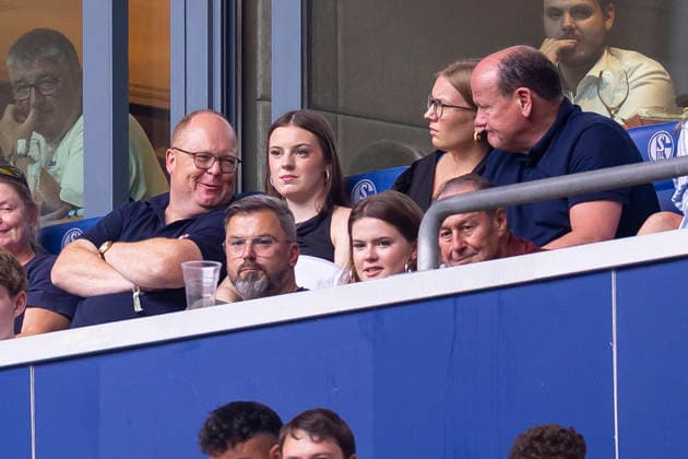 August 15, 2026, Soccer, Friendly Match: FC Schalke 04 vs. Real Madrid CF; Huub Stevens in the stands; Gelsenkirchen, Veltins Arena, North Rhine-Westphalia, Germany; xRHR PHOTO DEx Copyright: DennisxEwert RHR-FOTOx RHR-FOTO DE