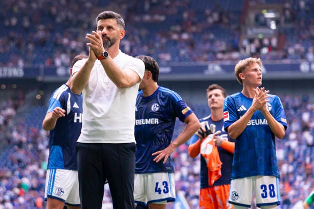 August 15, 2026, Soccer, Friendly Match: FC Schalke 04 vs. Real Madrid CF; Coach Miron Muslic; FC Schalke 04 Expresses Its Gratitude; Gelsenkirchen; Veltins Arena; North Rhine-Westphalia; Germany; xRHR; PHOTO: DEx Copyright: DennisxEwert RHR-FOTOx RHR-FOTO DE