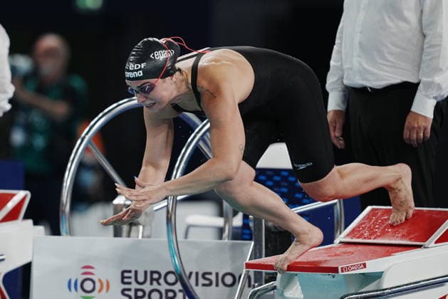 Benedetta Pilato win silver medal in the women s 50m breaststroke at the Swimming European Aquatics Championships Paris 2026, Paris, August 16, 2026  Copyright: xGianxMattiaxD™alberto LaPressex