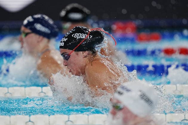 Benedetta Pilato win silver medal in the women s 50m breaststroke at the Swimming European Aquatics Championships Paris 2026, Paris, August 16, 2026  Copyright: xGianxMattiaxD™alberto LaPressex