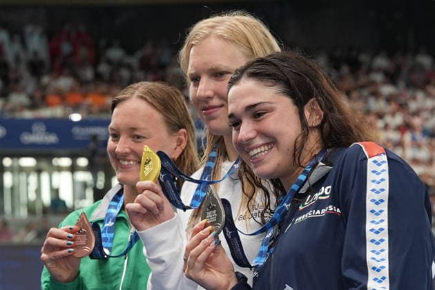 Benedetta Pilato win silver medal in the women s 50m breaststroke at the Swimming European Aquatics Championships Paris 2026, Paris, August 16, 2026  Copyright: xGianxMattiaxD™alberto LaPressex