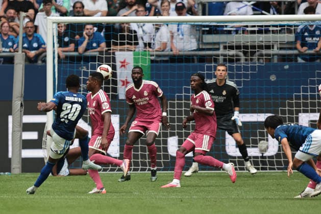 Junior Adamu of FC Schalke 04 during the friendly match between FC Schalke 04 and Real Madrid CF. Copyright Thomas Pakusch Copyright: Thomas Pakusch