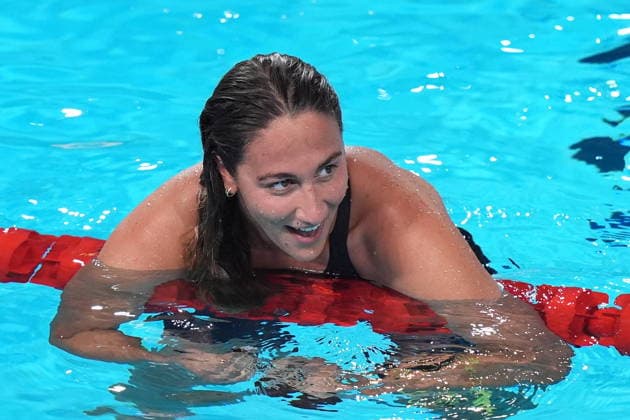 Simona Quadarella win gold medal in the Women s 400m freestyle at the Swimming European Aquatics Championships Paris 2026, Paris, August 15 , 2026  Copyright: xDavidexSpada LaPressex