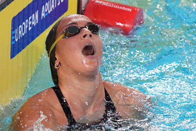 Simona Quadarella win gold medal in the Women s 400m freestyle at the Swimming European Aquatics Championships Paris 2026, Paris, August 15 , 2026  Copyright: xDavidexSpada LaPressex