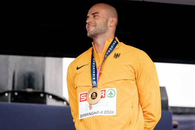 Julian Weber, USC Mainz, Men s Javelin Throw, GBR, Track and Field, Athletics, 2026 European Athletics Championships, 2026 European Track and Field Championships, Birmingham 2026, August 9, 2026, GBR, Track and Field, Athletics, 2026 European Athletics Championships, 2026 European Track and Field Championships, Birmingham 2026, August 9, 2026, Birmingham Copyright: xStefanxMayerx EP_SMR