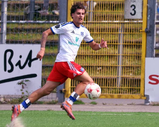 Regionalliga Nord 2026–2027 Season: Hamburger SV II vs. SV Drochtersen-Assel at Hoheluft Stadium; Alessandro Puzzo, HSV II