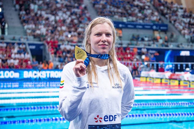 Sport Bilder des Tages NATATION : Championnat d europe de natation 2026 - PARIS - 16 08 2026 Ruta Meilutype (LTU) Saint DenisFrance  Copyright: xBaptistexAutissierx