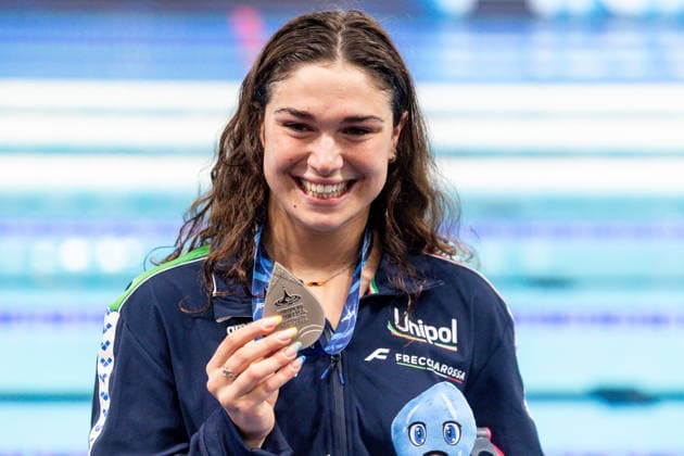 European Aquatics Championships Swimming Day 7 Benedetta Pilato during European Aquatics Championships Swimming Day 7 in Paris, France, on August 16, 2026 Paris France  Copyright: xFotoxOlimpikx originalFilename:jastrzebowski-european260816_npD6G