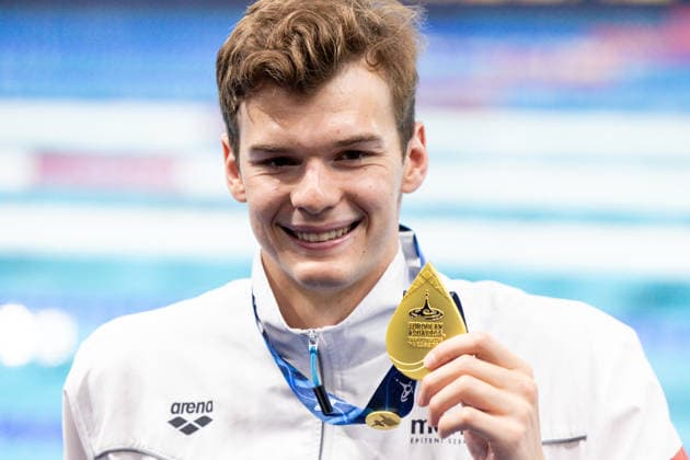 Sport Bilder des Tages European Aquatics Championships Swimming Day 7 Hubert Kos during European Aquatics Championships Swimming Day 7 in Paris, France, on August 16, 2026 Paris France  Copyright: xFotoxOlimpikx originalFilename:jastrzebowski-european260816_npOuk.jpg