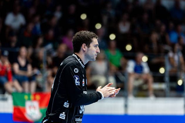 August 16, 2026, GER, Handball, Men, Season 26–27, Wartburg Cup presented by Koetter Security, ThSV Eisenach vs. TBV Lemgo Lippe, Domenico Ebner, TVB Lemgo Lippe, 99817 Eisenach, Werner Assmann, Halle Am Sportp, Thuringia, Germany